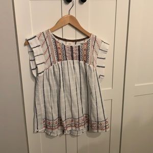 Ladies cap sleeved top